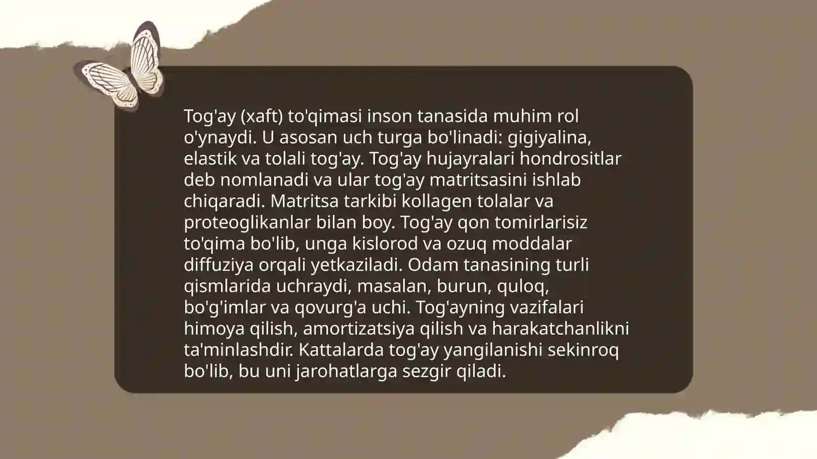 Tog'ayning morfologiyasi 4