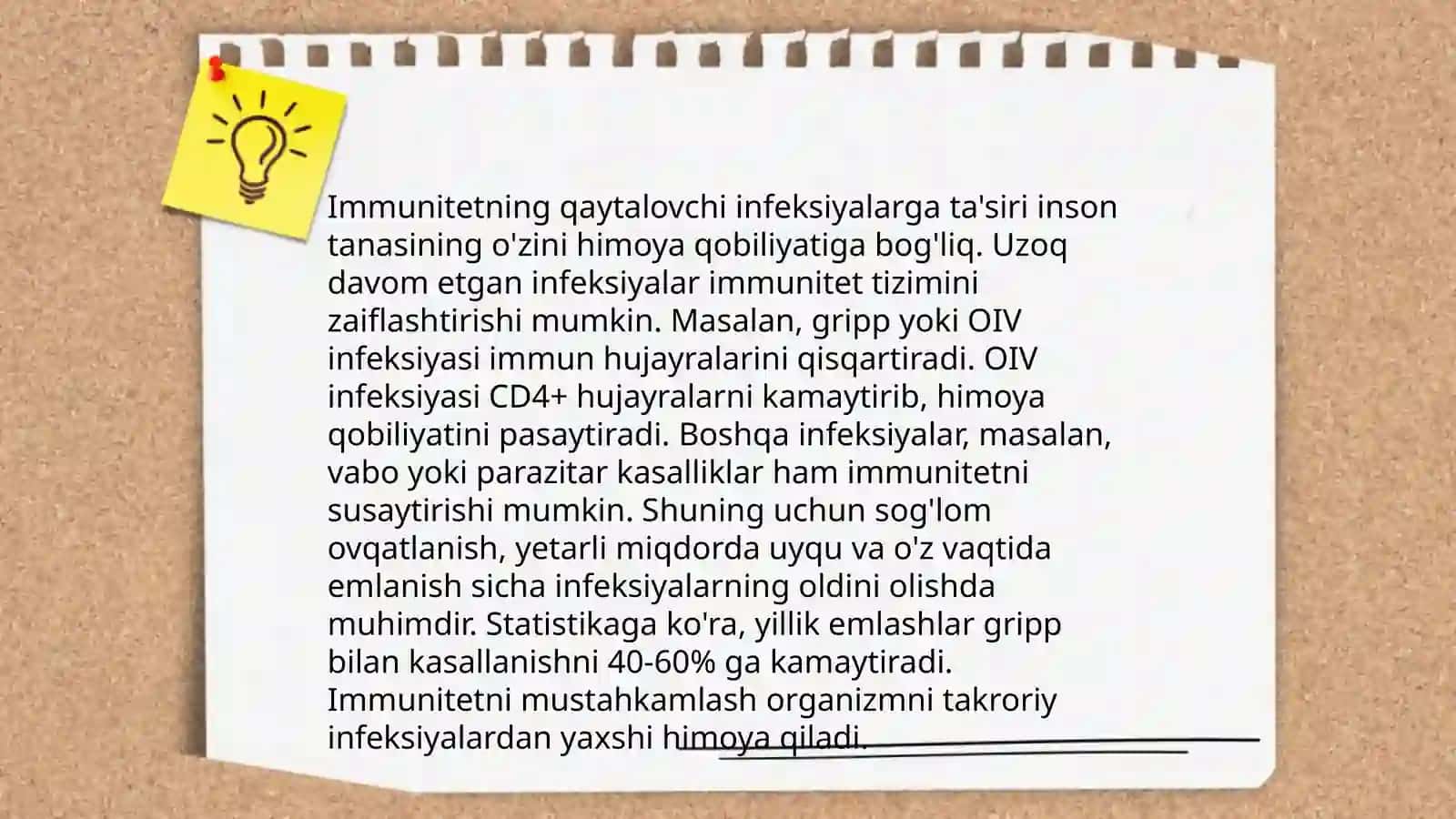 Qaytalovchi infeksiya va immunodefitsit holat 4