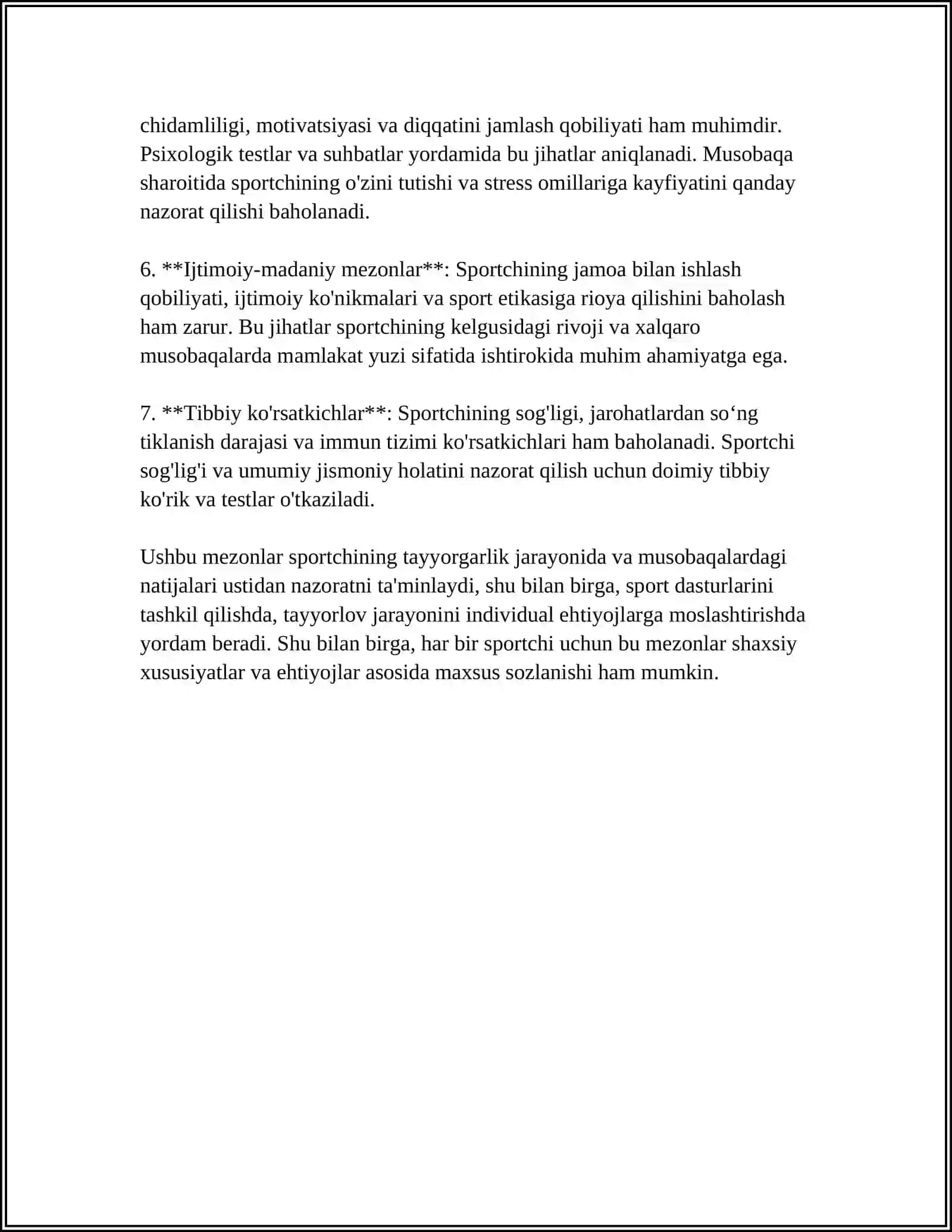 YENGIL ATLETIKACHILARNI TANLAB OLISH USULLARI 4