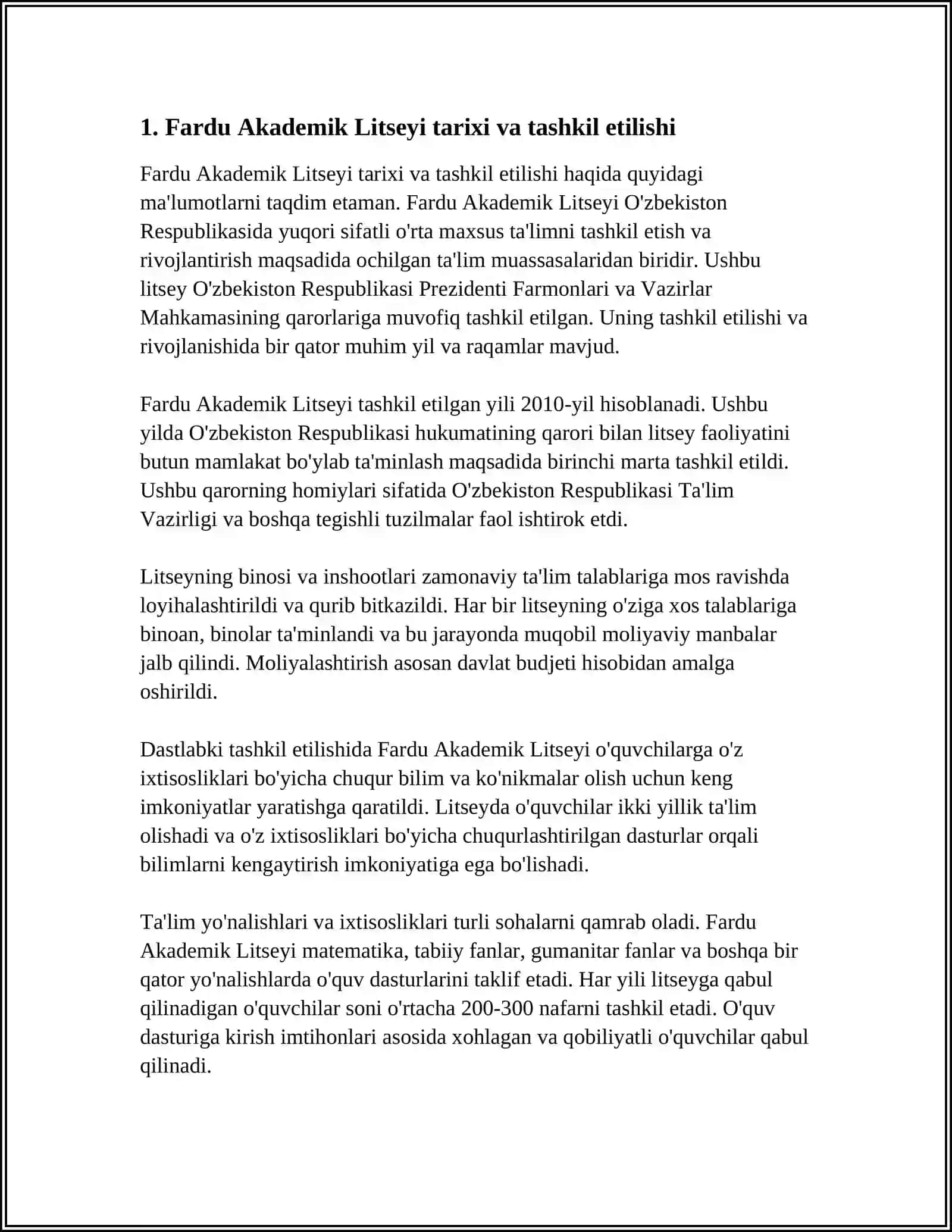 Fardu Akademik Litseyi 4