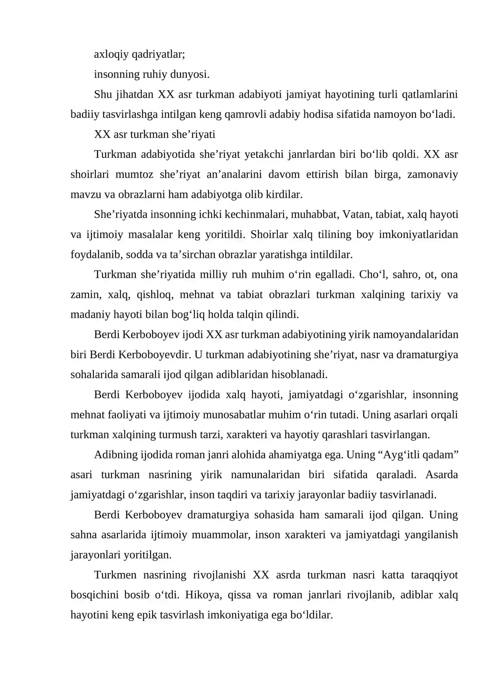 XX ASR TURKMAN ADABIYOTI 4