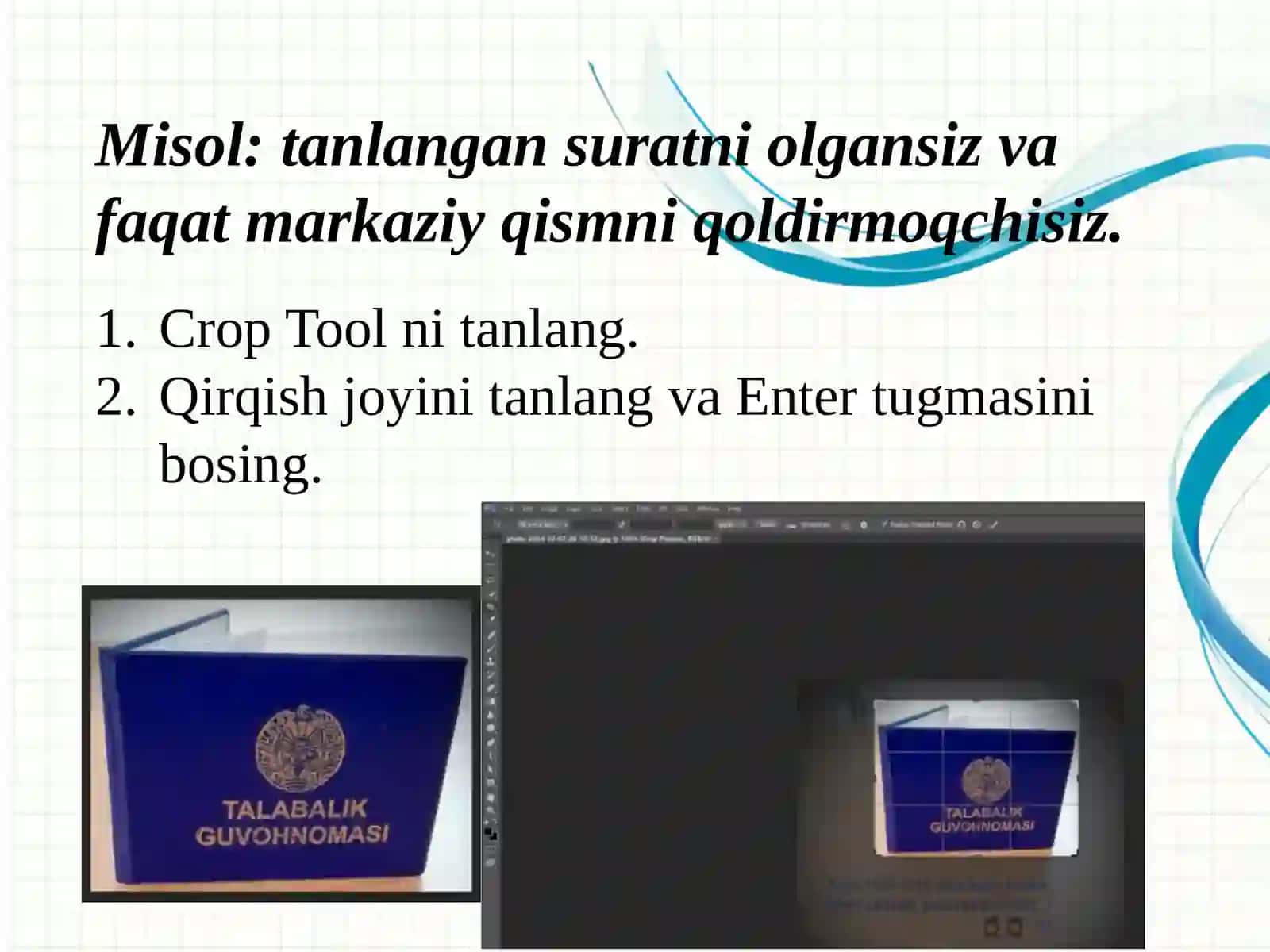 Adobe Photoshop QirqibOlish Usullari 4