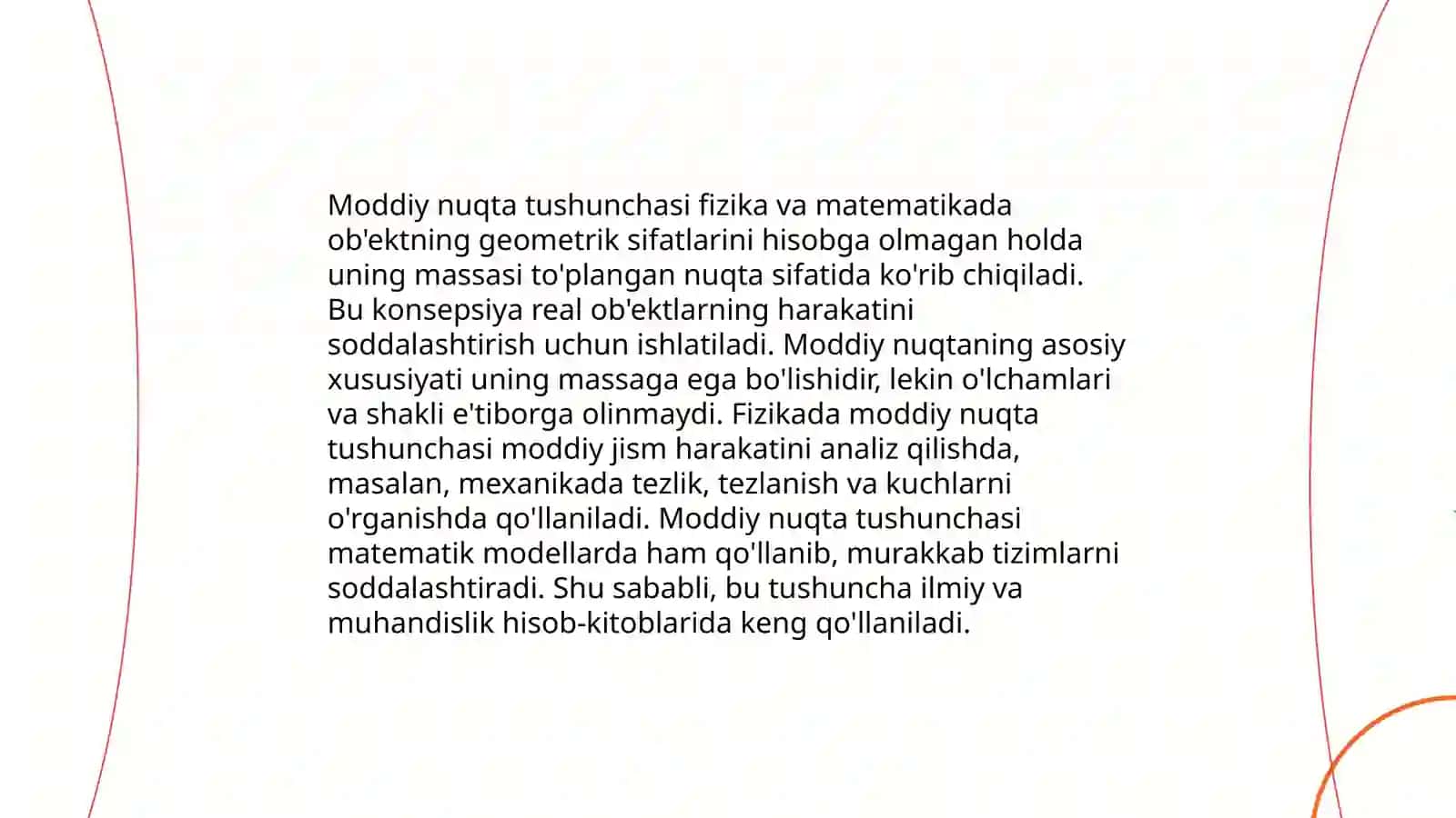 Moddiy nuqta kinematikasi 4