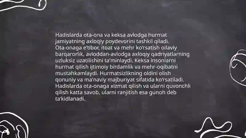 Al-Adab al-Mufrad Adab Durdonalari Hadislari 4