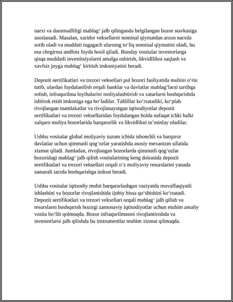 Zamonaviy(AMALIY) MOLIYAVIY VOSITACHILAR 4