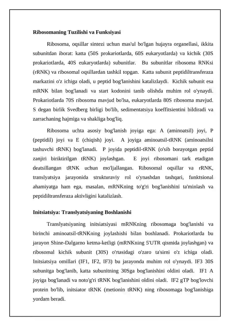 Oqsil biosintezi 4