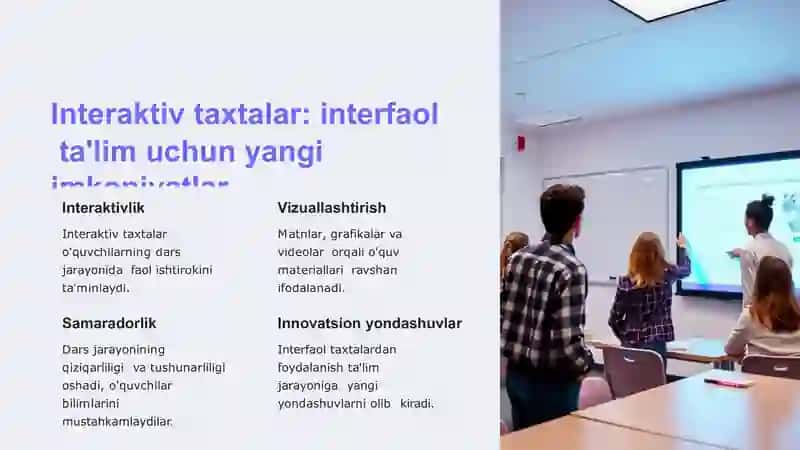 Ta'lim berishda  innovatsion  texnologiyalar va  ahamiyati 4