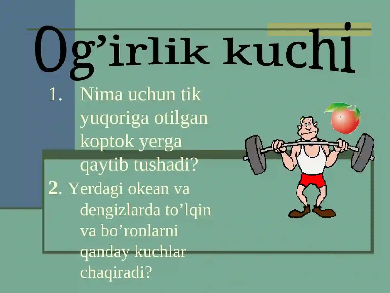 Og’irlik kuchi 4