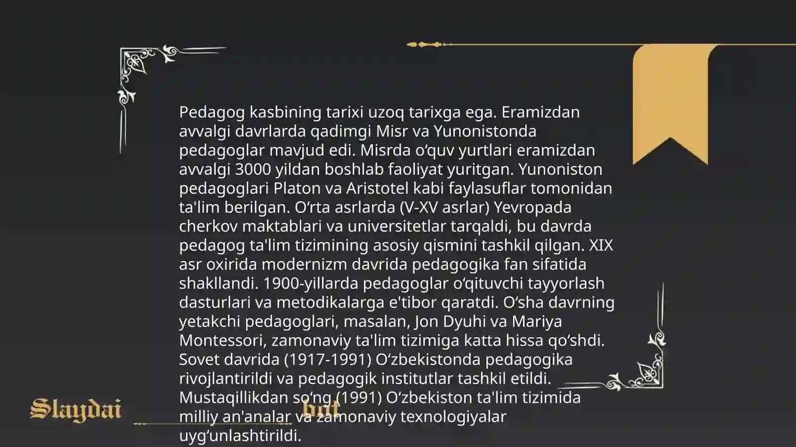 Pedagog kasbining mohiyati 4
