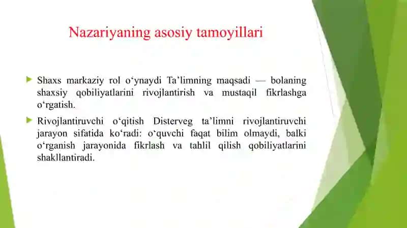 ADOLF DISTERVEGNING RIVOJLANTIRUVCHI TA’LIM NAZARIYASI. 4