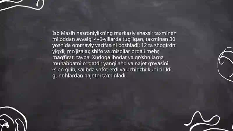 Xristiyanlk dini tarixi va gʻoyalari 4