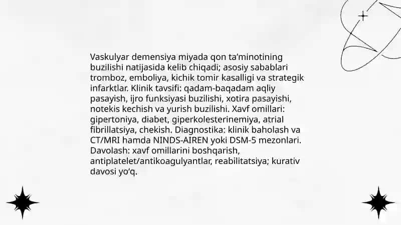 Turli xil etiologiyali demensiyalar 4