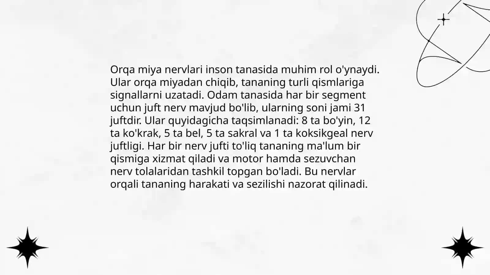 Orqa miya nervlari anatomiyasi 4