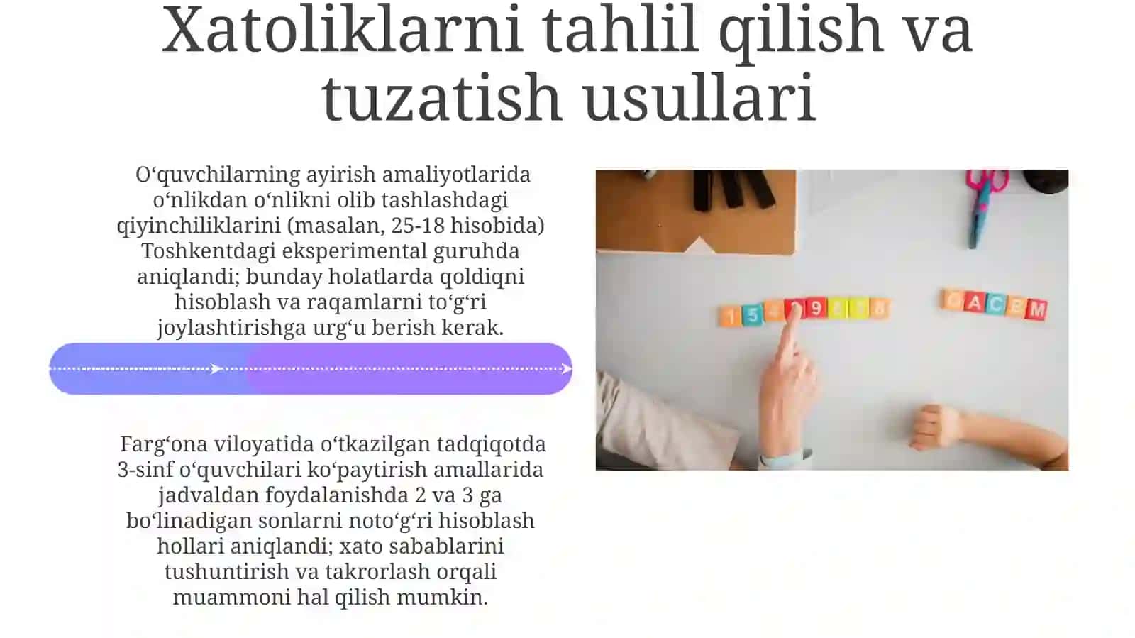 Bolalarni arifmetik amallarni ifodalashga oʻrgatish 4
