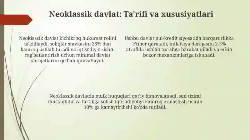 Marjinalizm va yangi klassik holat 4