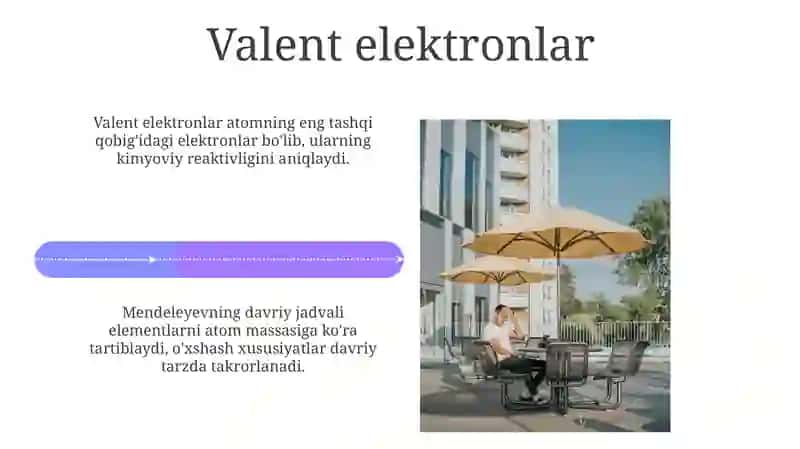 Atom tuzilishi. Mendalayevning davriy jadvali 4