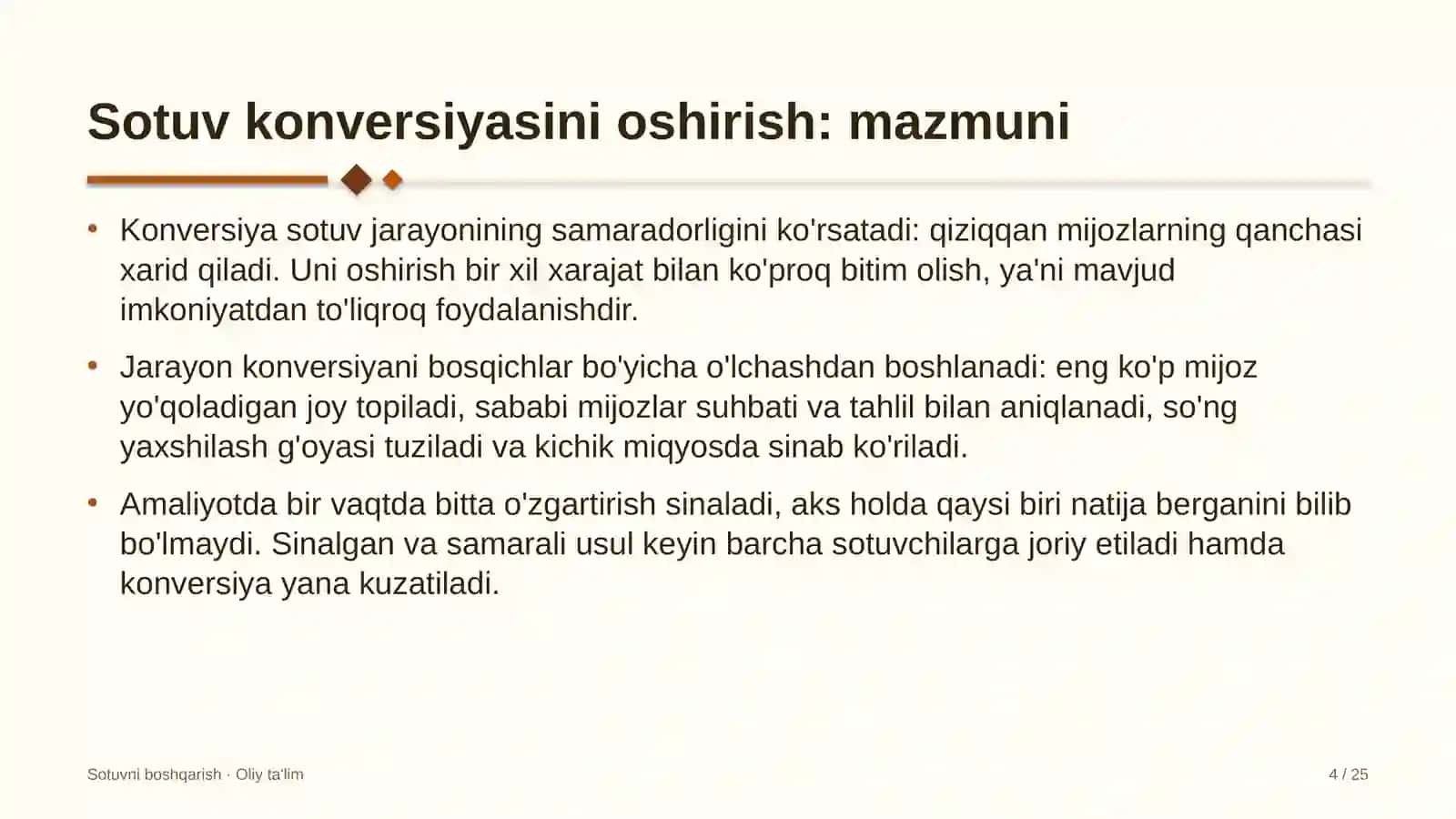 Arxeologiya ekspeditsiyalarida sotuv konversiyasini oshirish 4
