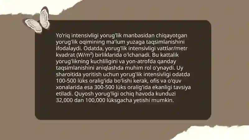 Yorugʻlik, rang va kompozitsiya asoslari 4