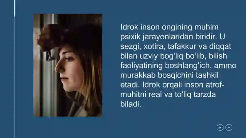 Idrok haqida tushuncha, nazariyasi va xususiyatlari 4