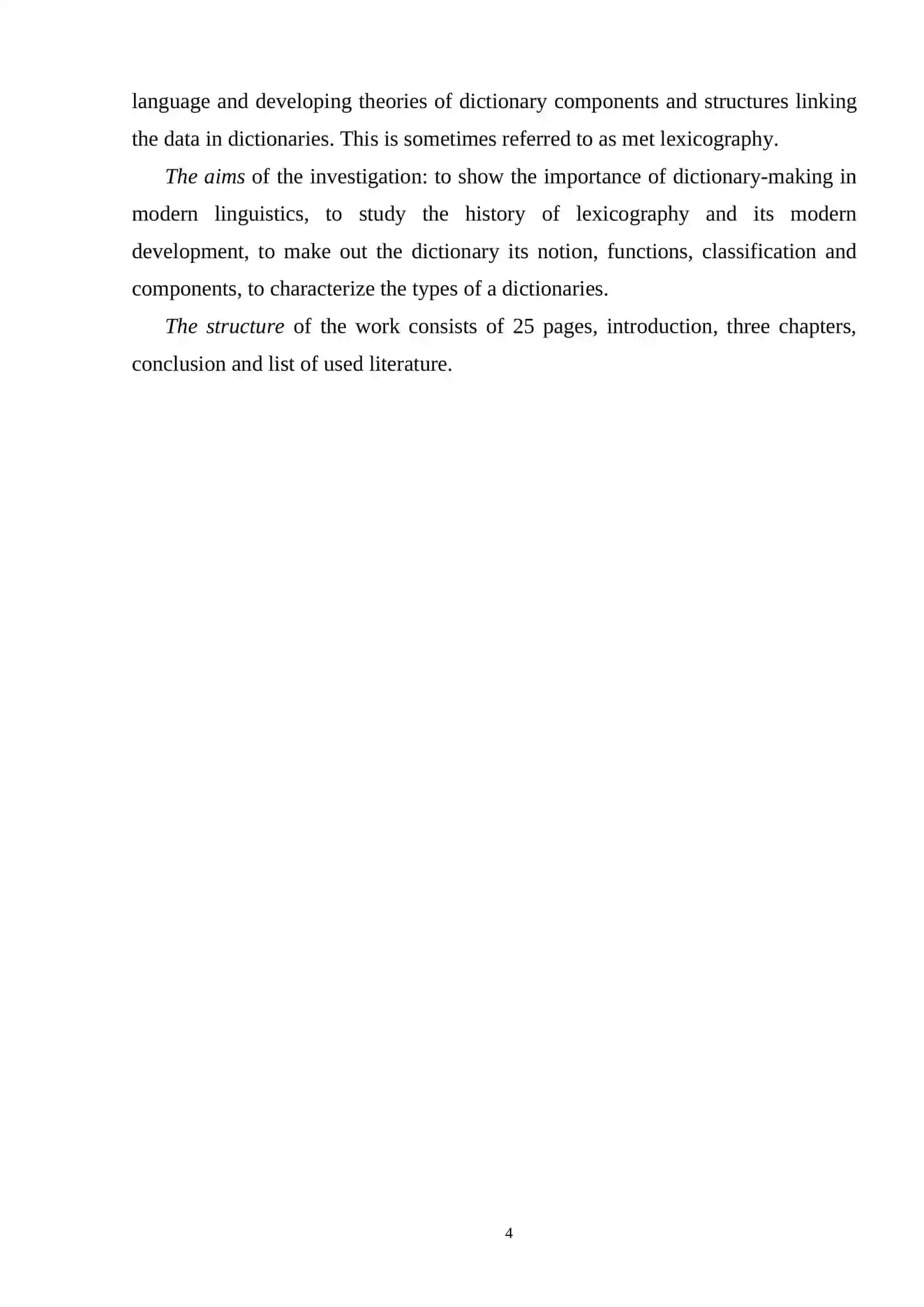 The history of lexicography 4