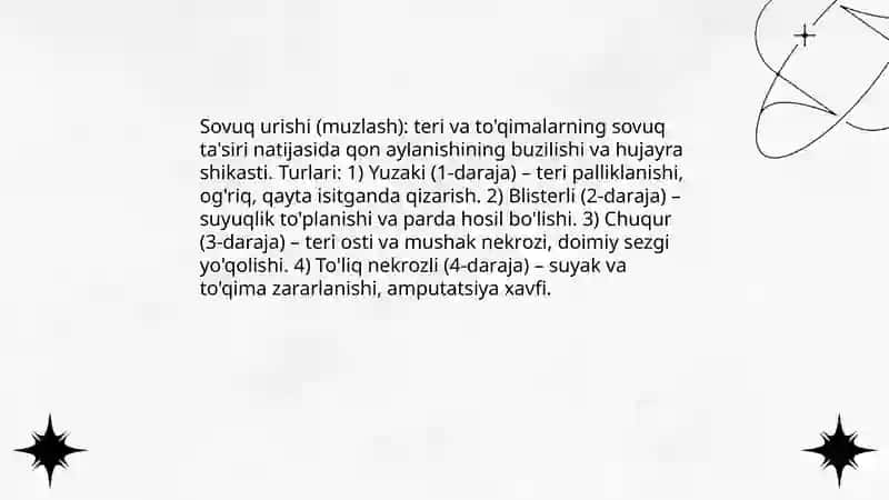 Sovuq olish, kuyish va ularning turlari 4