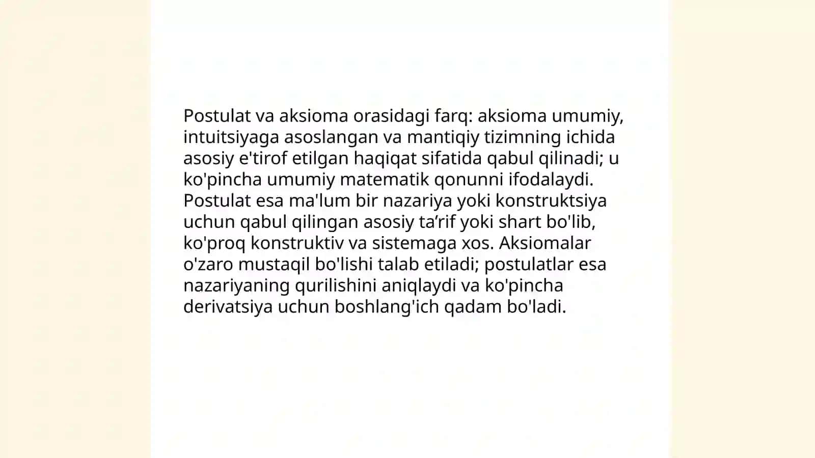 Postulat 4