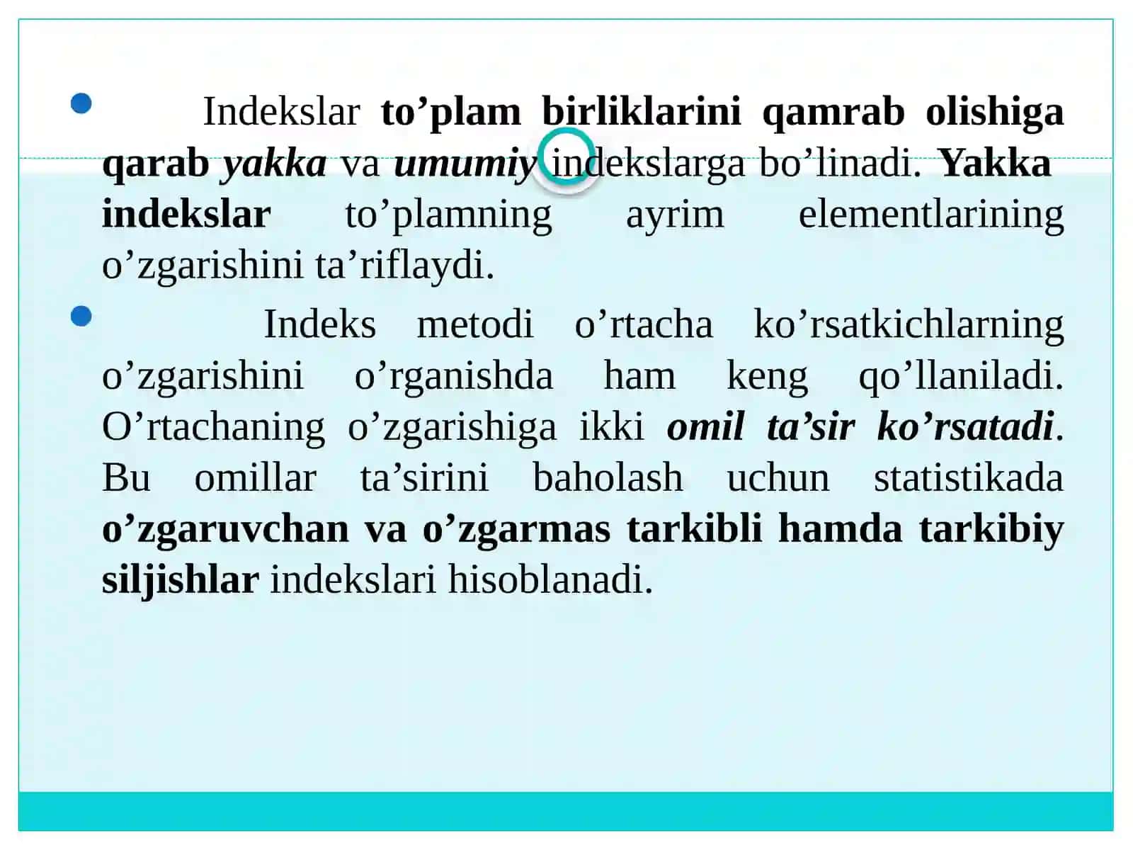 IQTISODIY INDEKSLAR 4