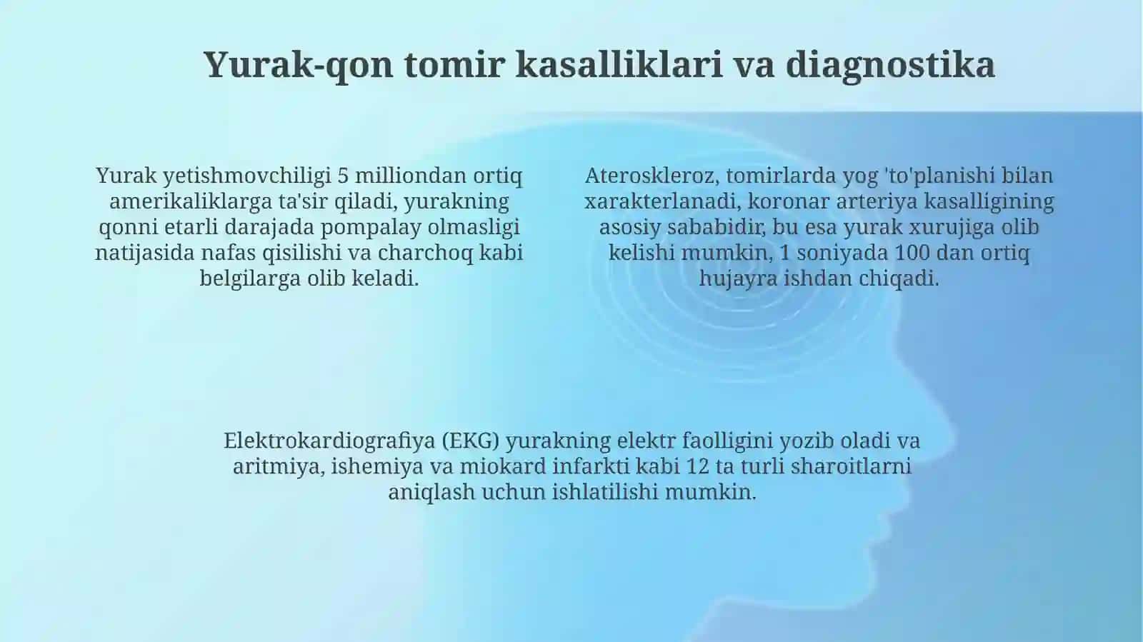 Yurak-qon tomir tizimini va modellari 4