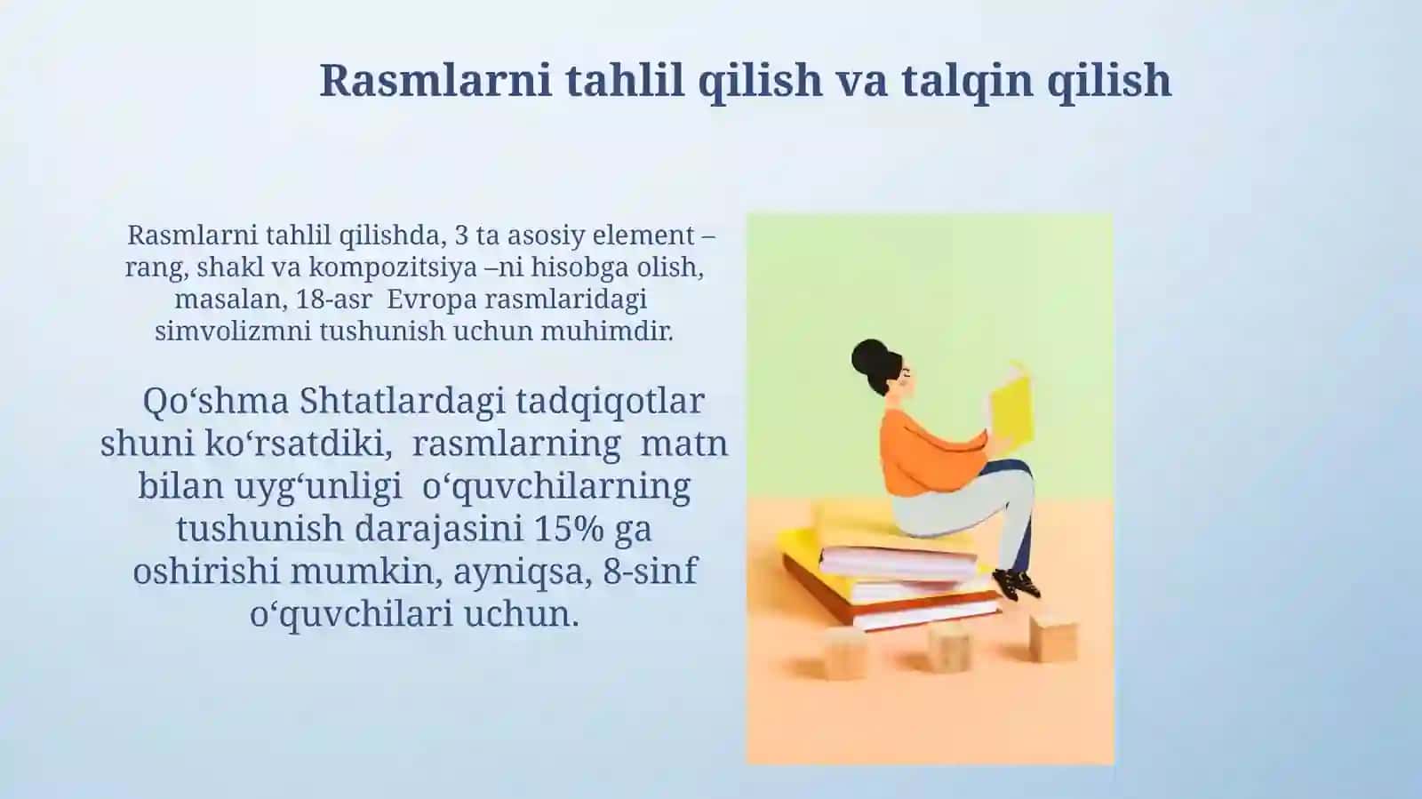 Darslikdagi rasmlarning didaktik roʻli 4