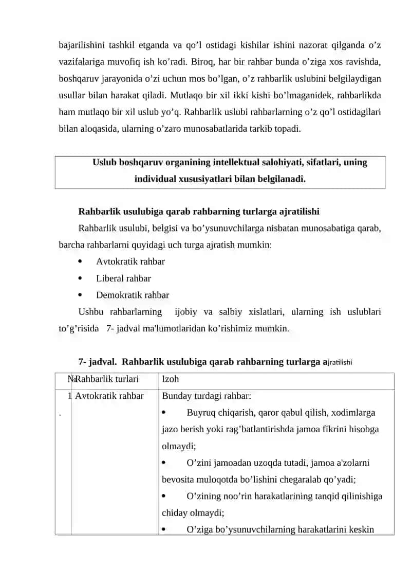 Menejerlik uslublari 4
