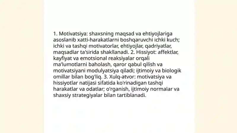 Psixologiyada shaxs mannose 4