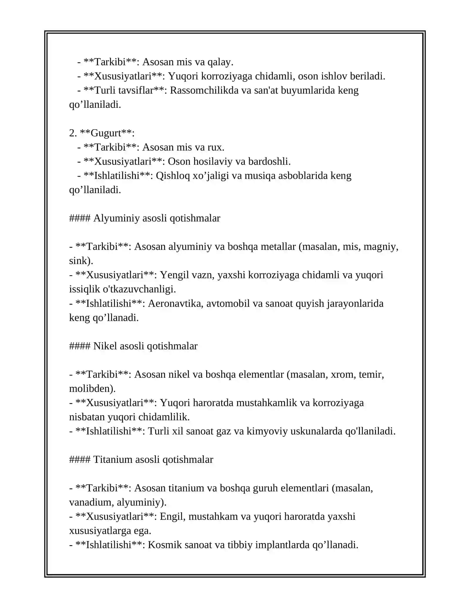 QOTISHMALAR VA ULARNING HOLAT DIAGRAMMASI 4