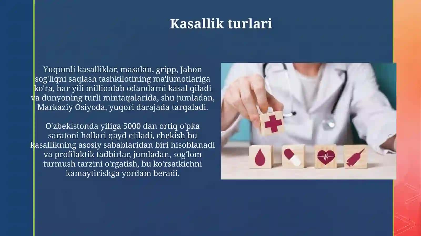 Kasalliklar turlari va kasalliklarni oldini olish 4