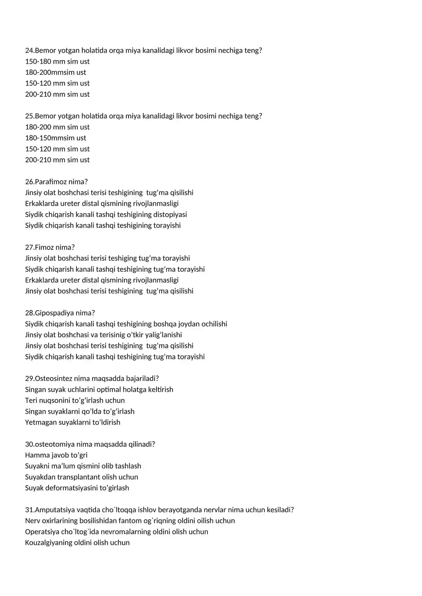 Modul 2. Test savollari 4