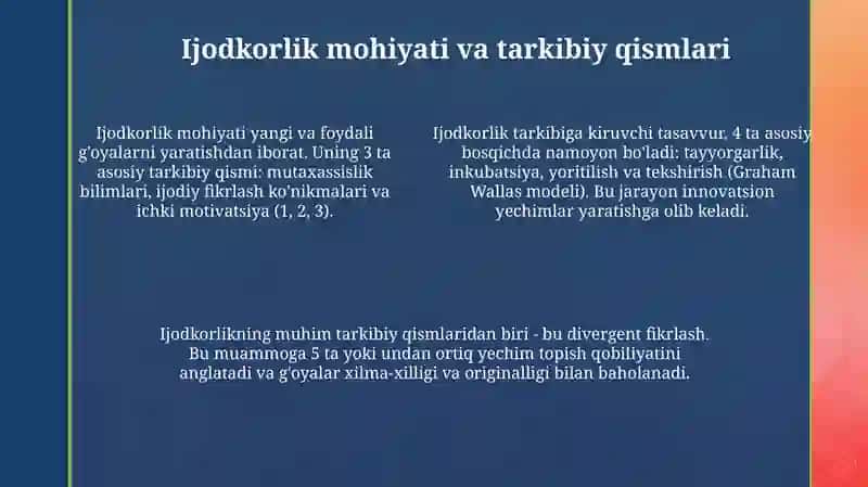 Mustaqil ish: Ta'rif va ahamiyati 4