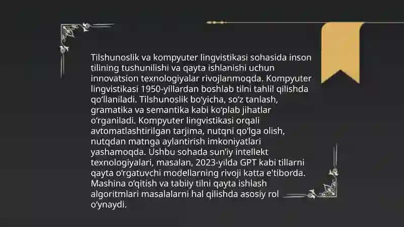 Chet tili o’qitishni zamonaviy texnologiyalarining tilshunoslik asoslari 4