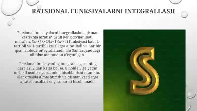 Eksponent funksiyalarni integrallash 4