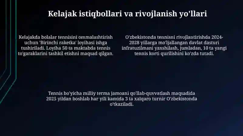 Oʻzbekistonda tennisning rivojlanishi 4