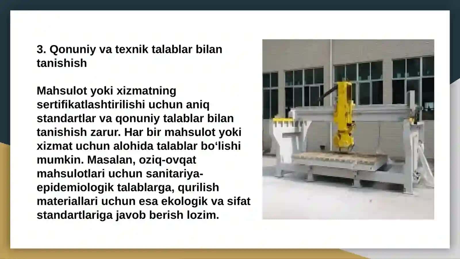 Mahsulot va xizmatlarni sertifikatlashtirish tartibi 4
