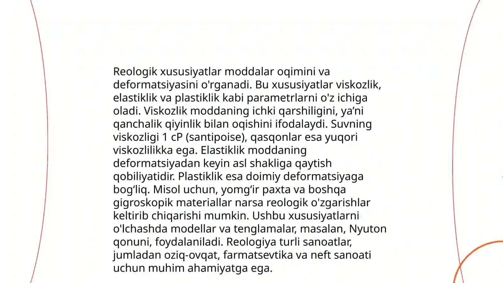 Reologik tabiatiga ko'ra iviqlar I va II guruhlarga boʻlinishi 4