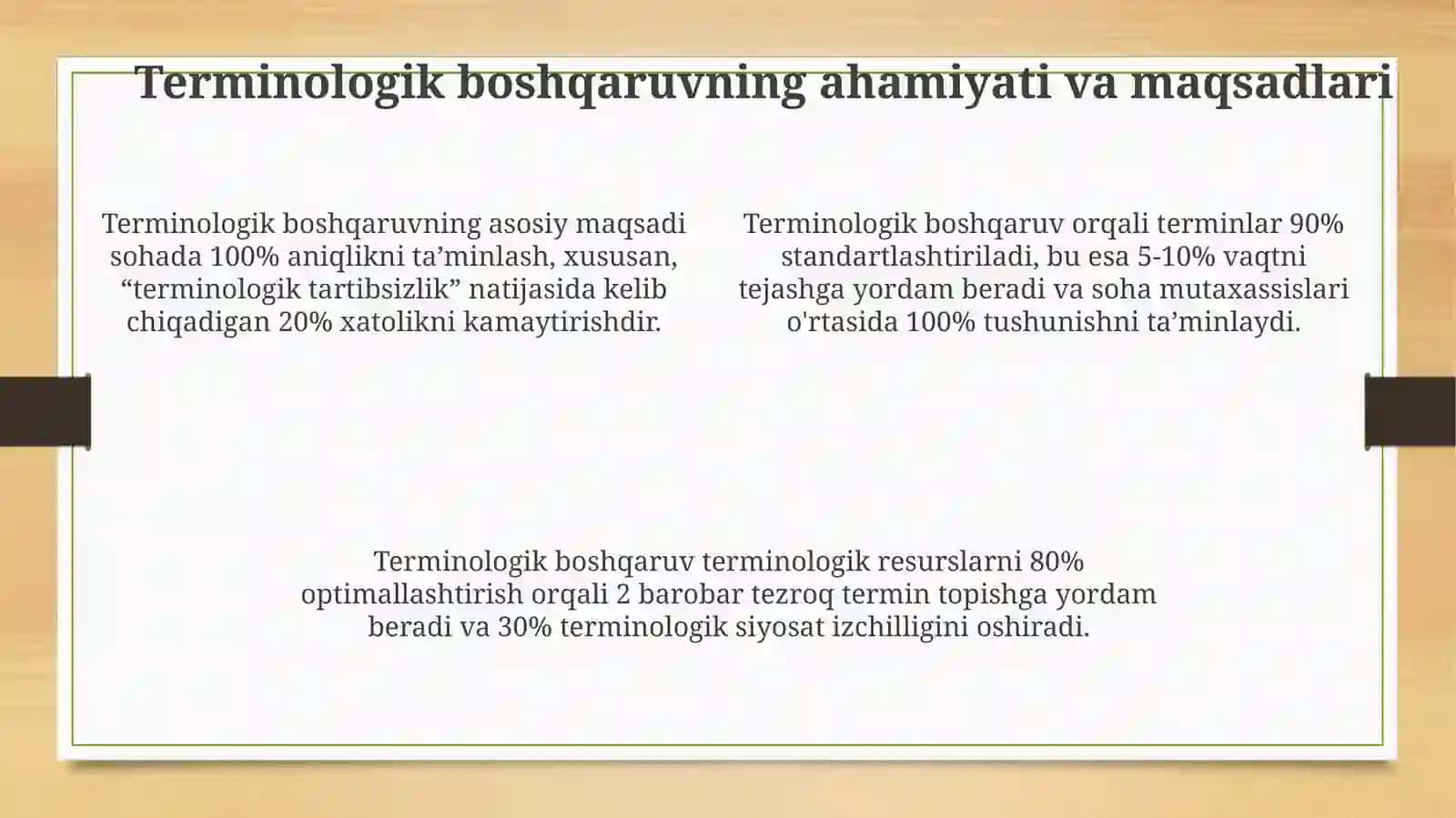 Leksema tanlovi va terminologik boshqaruv 4