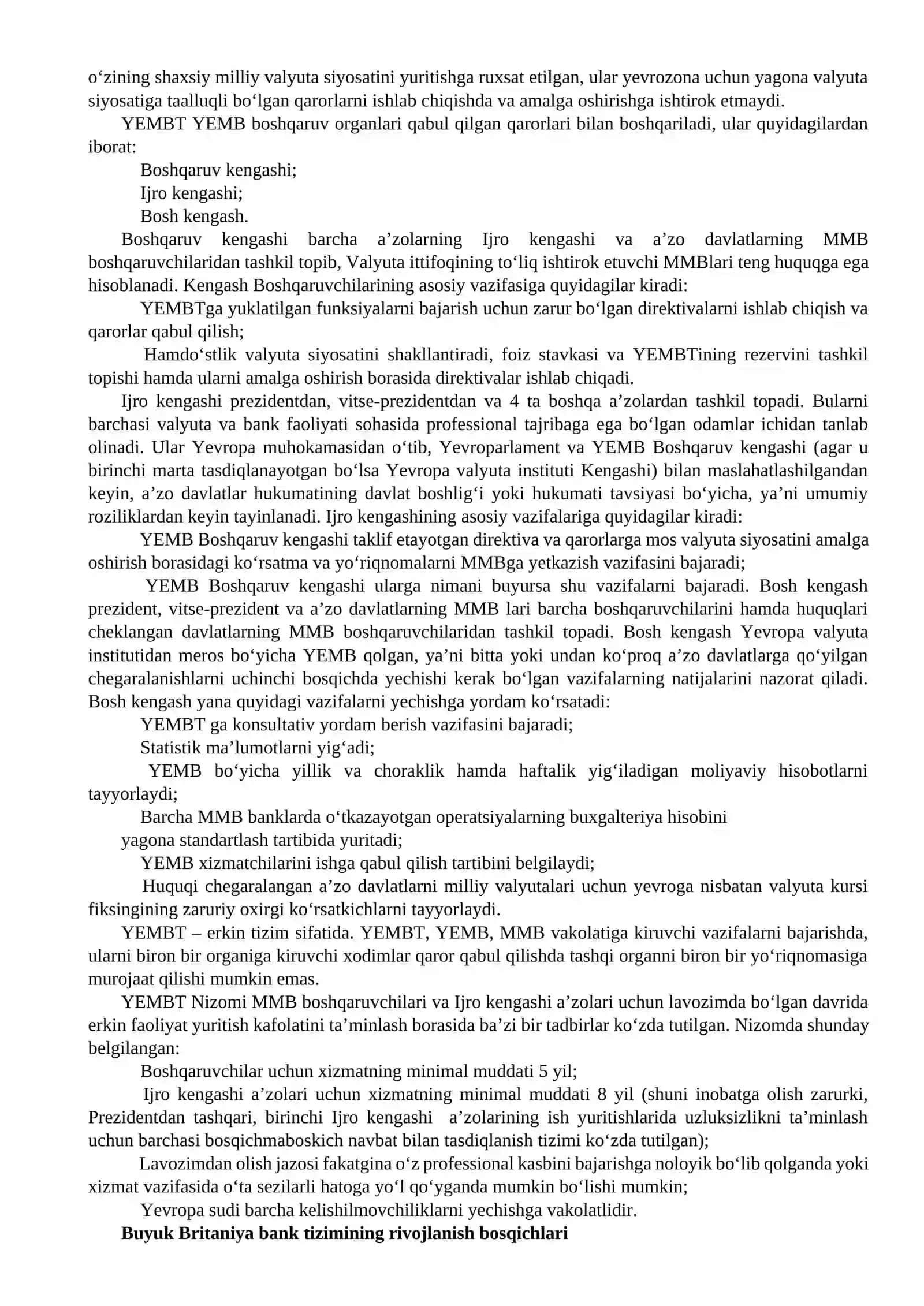 Xorijiy davlatlarning bank tizimi 4