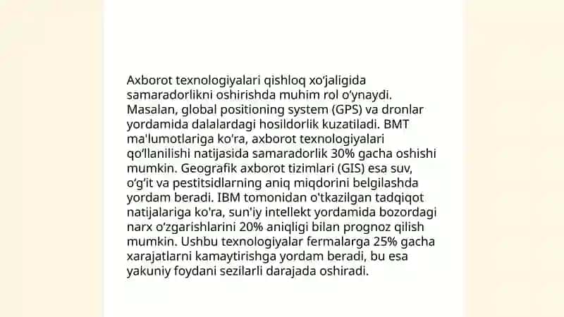 Xalq xo'jaligining turli sohalari va tarmoqlarida tarmoq texnologiyalaridan foydalanish yo'llari 4