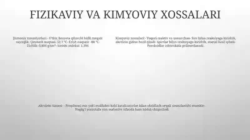 AkroleinSintezi 4