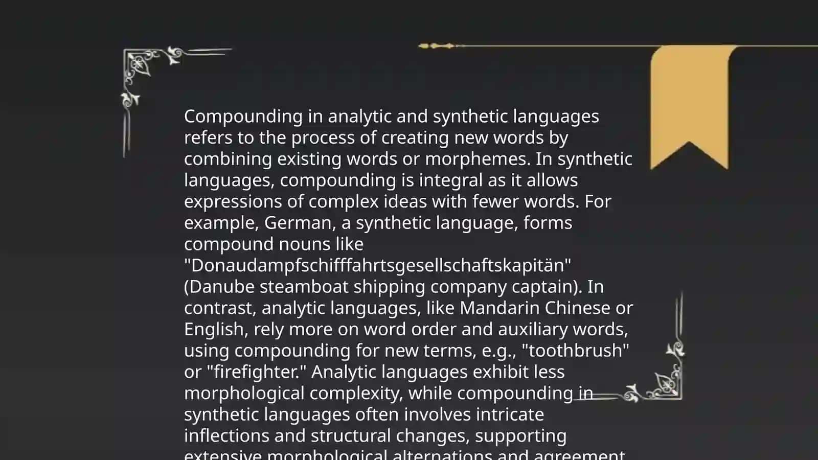 Common and distinct aspects of word formation methods in languages of different structures 4