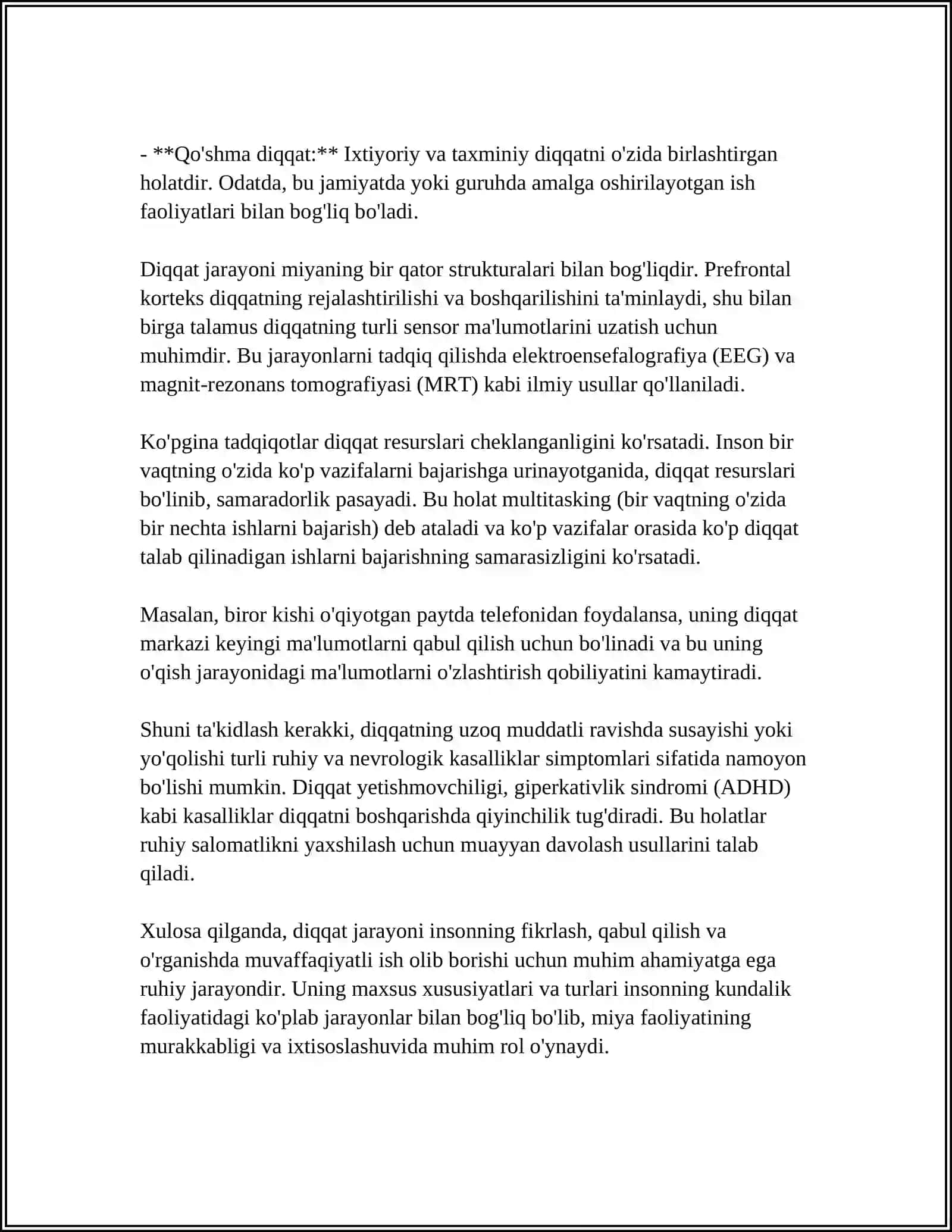 DIQQAT JARAYONI HAQIDA TUSHUNCHA 4