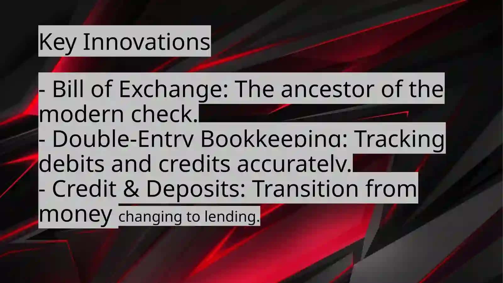 Banking in the Middle Ages 4