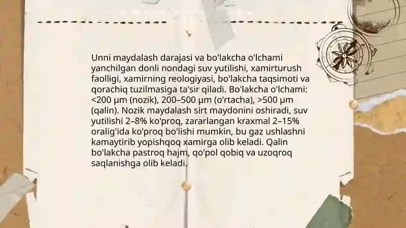 Yanchilgan donli non ishlab chiqarish 4