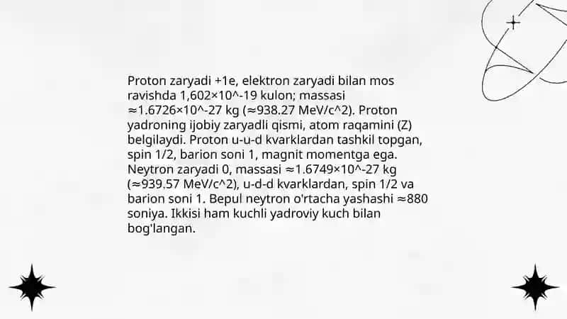 Atomlarning yadroviy tuzilishi 4