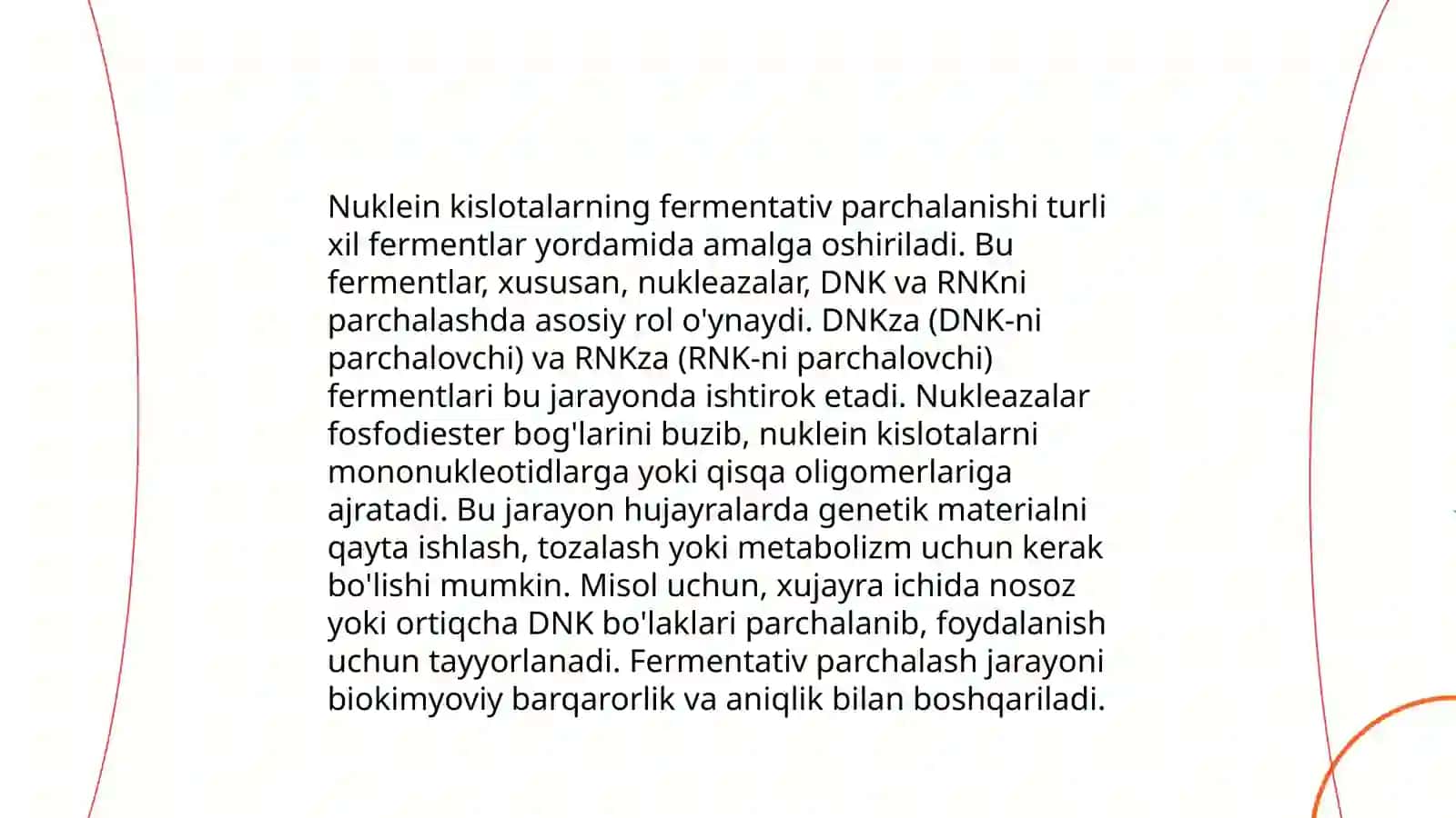 Nuklein kislotalarning fermentativ parchalanishi 4